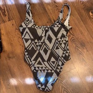 NWT aerie one piece tribal swimsuit